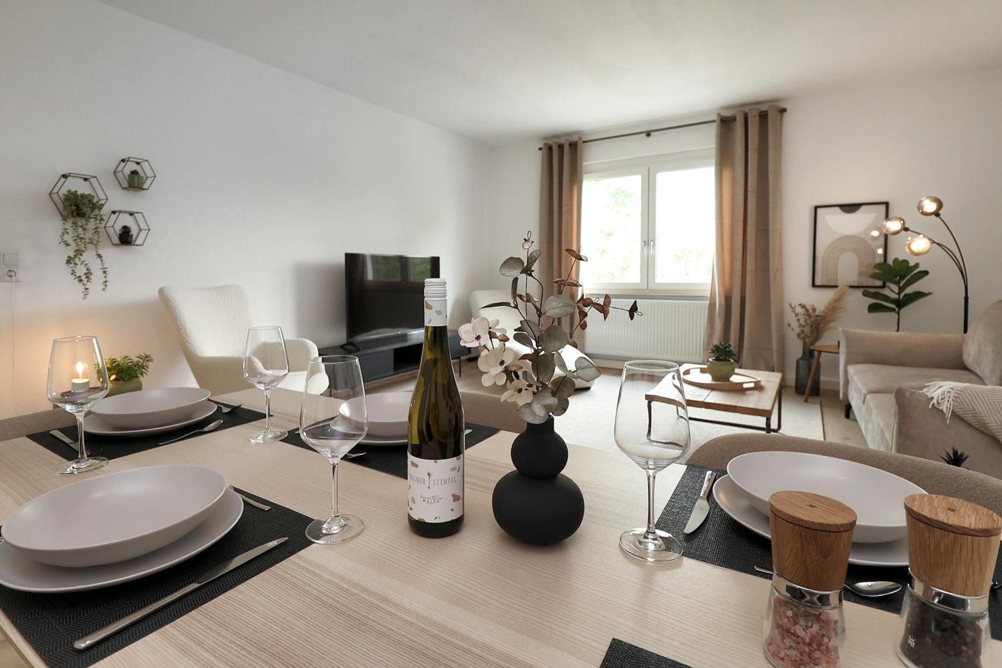 莱茵河畔的宾根Design Am Rhein - Traumlage Rheinufer I Kueche I Oeffentl Parkplaetze公寓 外观 照片